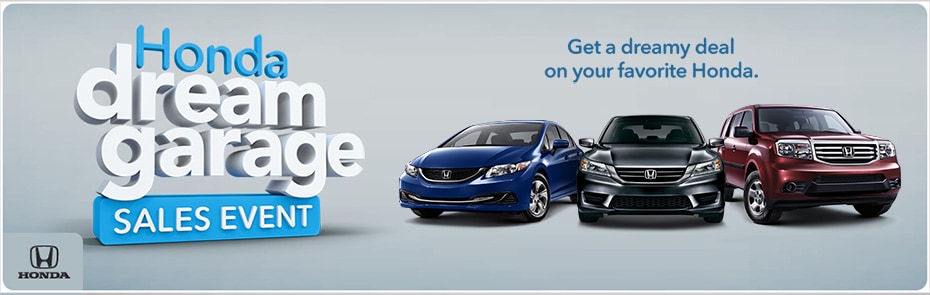 You want an opportunity to get the garage of your dreams. Buy a New Honda today for your chance to make that dream come true in Spokane.