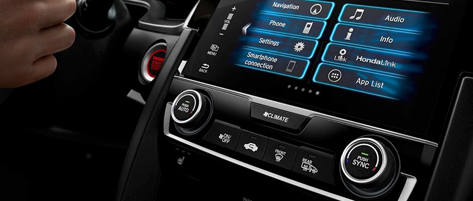 2018 Honda Civic Technology Center Touchscreen - Slide 6