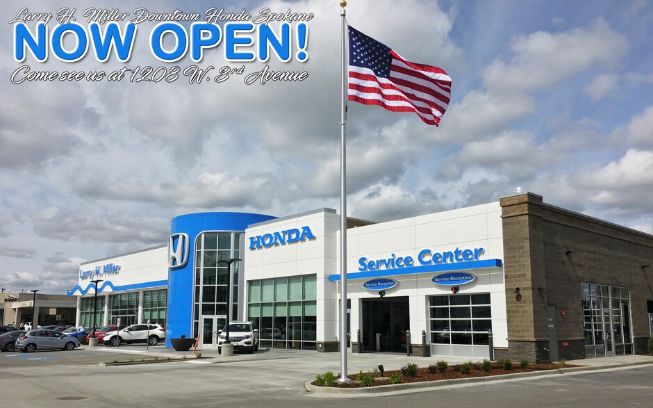 Welcome to the all-new Larry H. Miller Downtown Honda Spokane Dealership