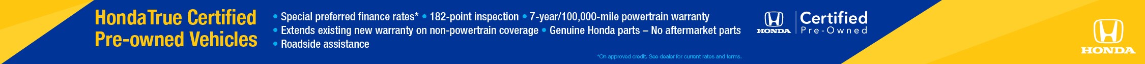 Certified Used Vehicles