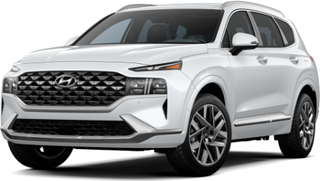 Hyundai Santa Fe Hyundai Santa Fe towing a camper