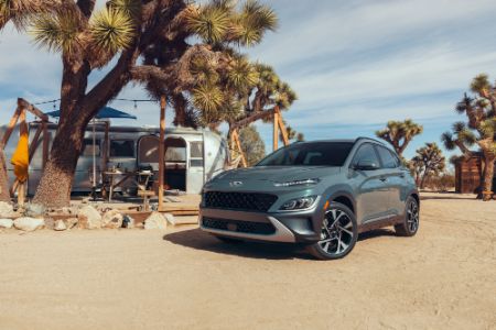 Hyundai Kona Hyundai Kona on the road