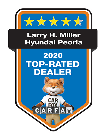 Larry H. Miller Hyundai Peoria is a 2020 CARFAX TOP RATED DEALER