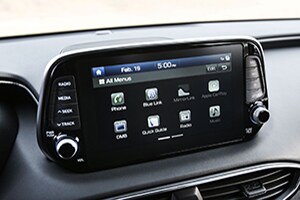 2019 Santa Fe interior image-display screen 2019 Santa Fe interior image- display screen