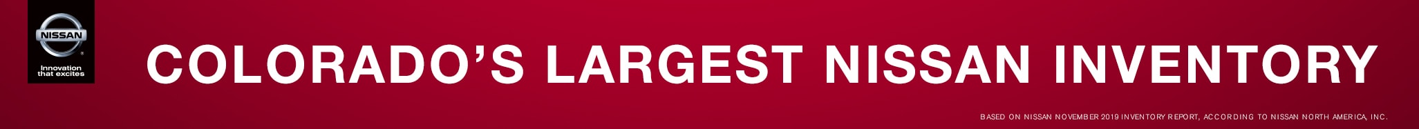 Colorado's Largest Nissan Inventory