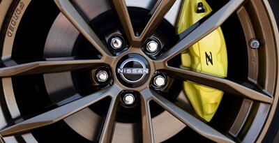2023 Nissan Z exterior image, wheel closeup view 2023 Nissan Z wheel closeup view