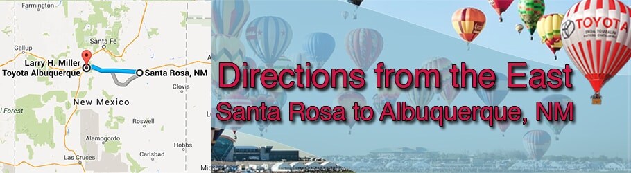 directions to LHM Toyota ABQ East