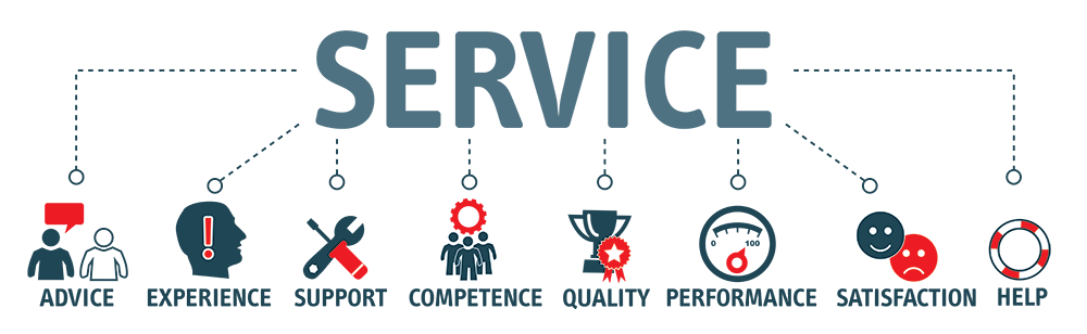 We believe in serving our customers with our best We offer advice, experience, support, competence, quality, performance, satisfaction and help.
