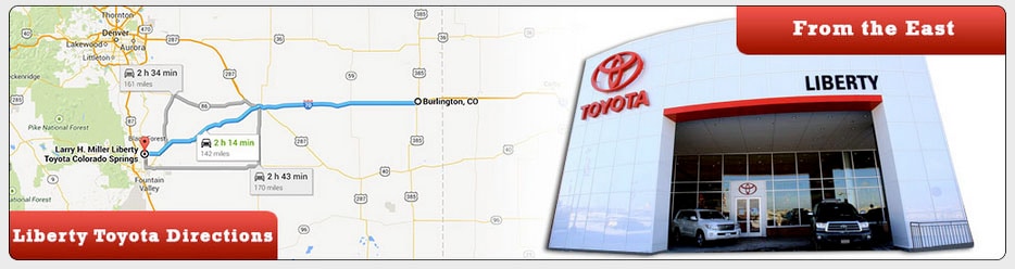 Directions from Burlington to Colorado Springs Directions from Burlington to Colorado Springs