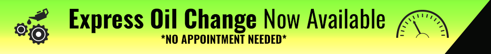 Come get an express oil change at LHM Used Car Supermarket!