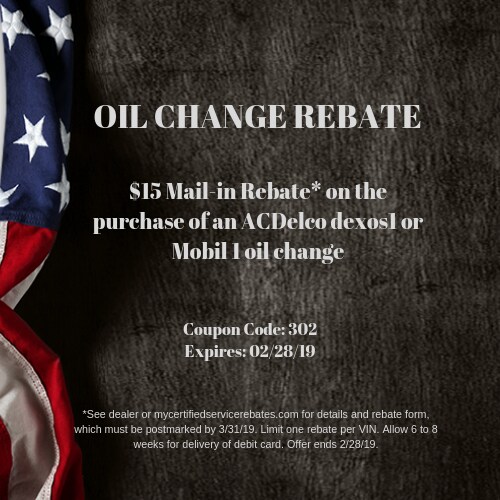 Oil Change Rebate Liberty Chevrolet Villa Rica GA.png