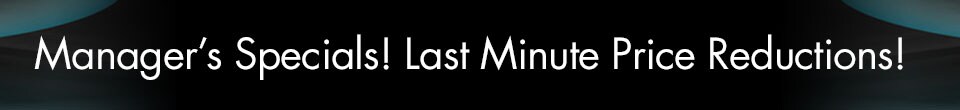 Last Minute Price Reductions at Liberty Mazda!