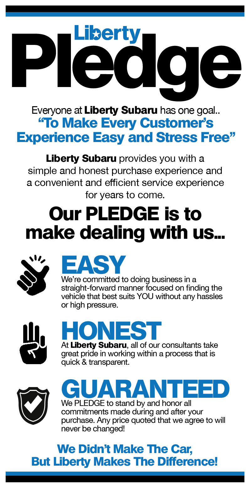 Our Pledge To You