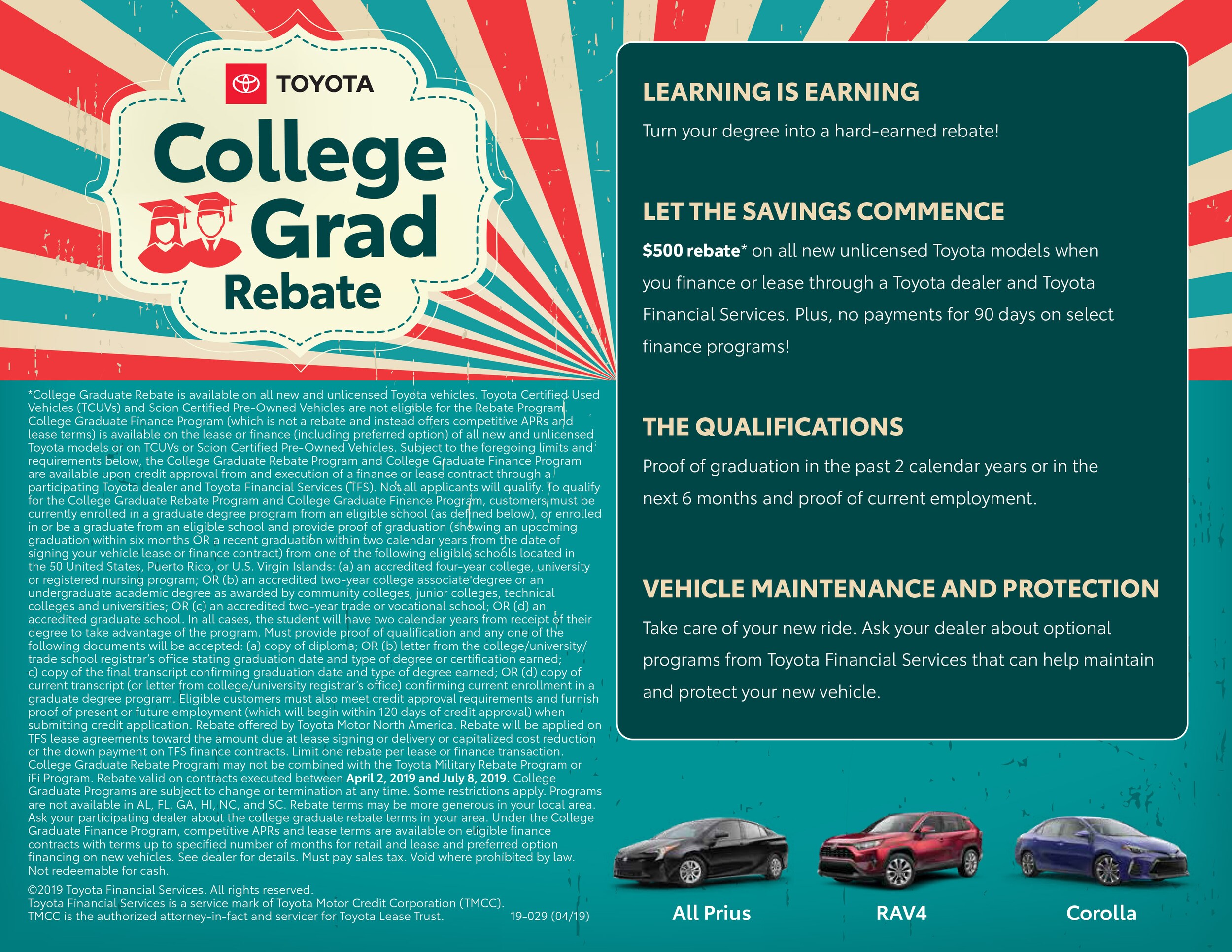 Liberty Toyota College Grad Rebate
