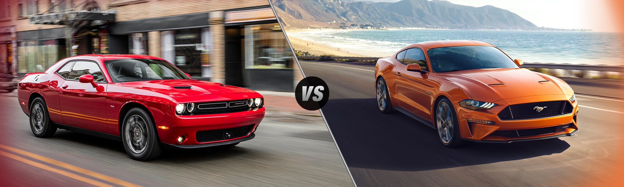 Dodge Challenger vs Ford Mustang Dodge Challenger vs Ford Mustang