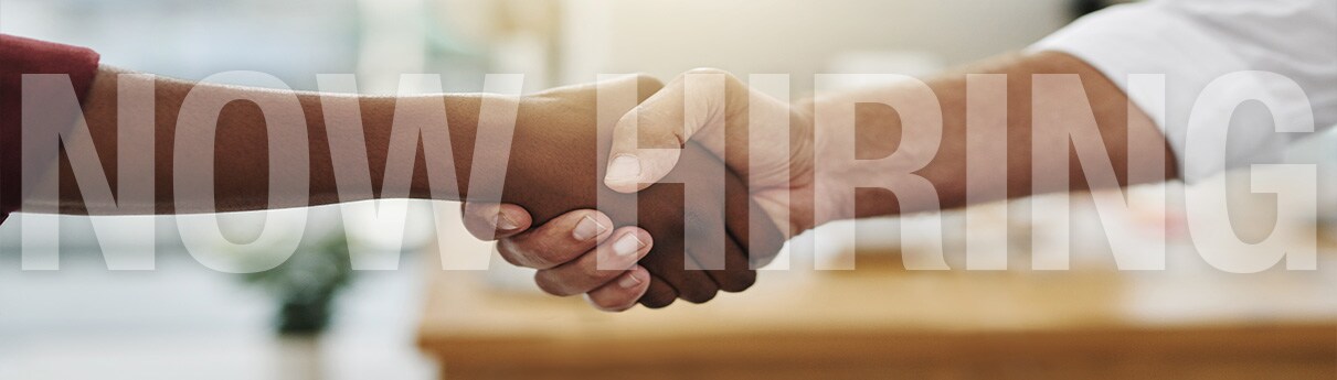 Now Hiring Shaking Hands