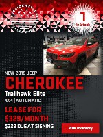 2019 Jeep Cherokee Trailhawk
