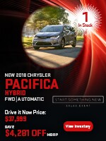 2018 Chrysler Pacifica Hybrid