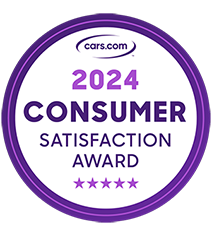 Cars.com 2024 Consumer Satisfaction Award Cars.com 2024 Consumer Satisfaction Award earned by Lithia Chrysler Dodge Jeep Ram FIAT of Bryan College Station