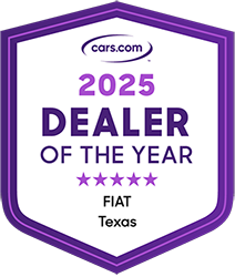 DealerRater 2025 Texas FIAT Dealer of the Year DealerRater 2025 Texas FIAT Dealer of the Year awarded to Lithia Chrysler Dodge Jeep Ram FIAT of Bryan College Station