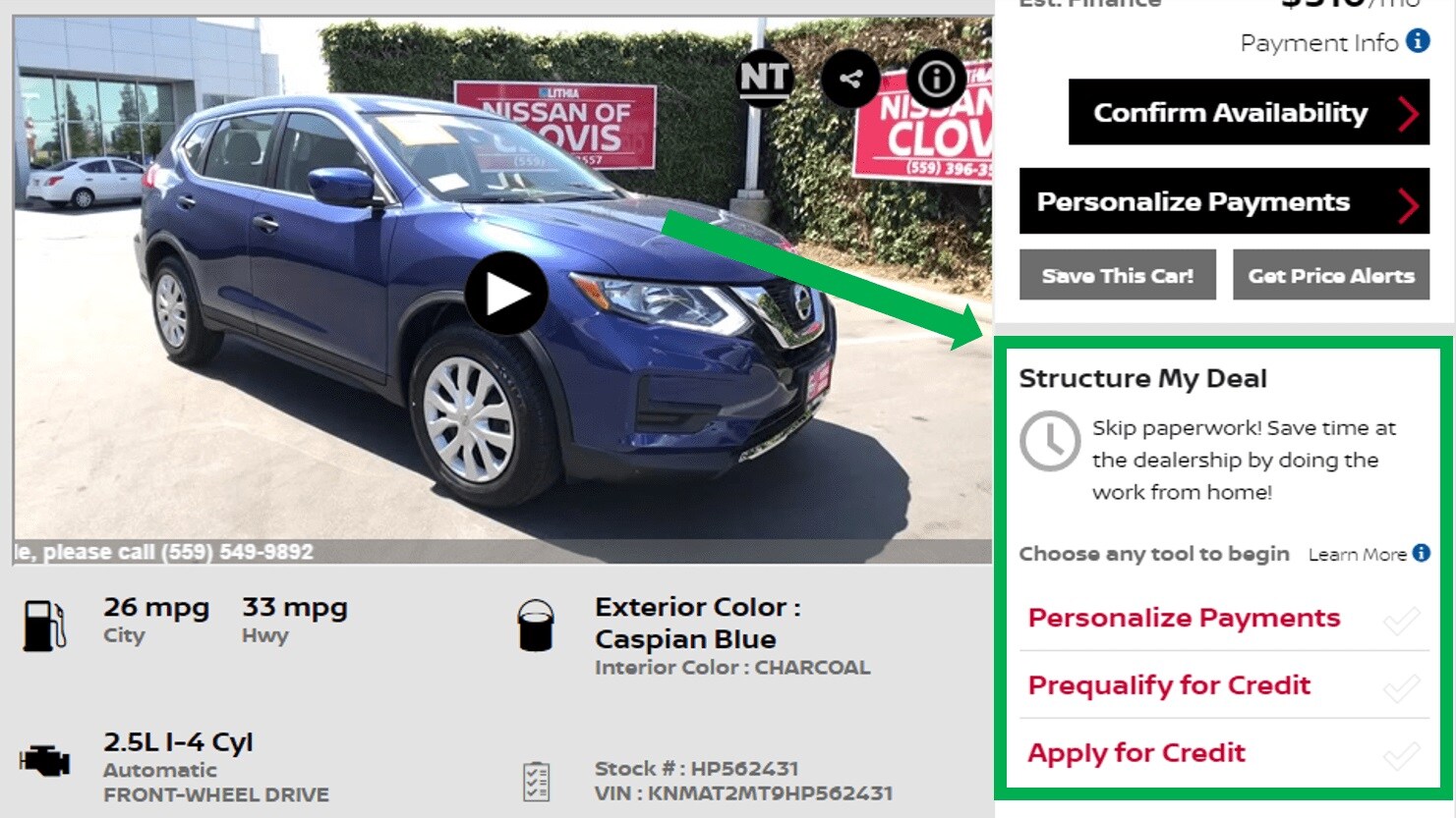 Save Time on Your Auto Financing Nissan Auto Financing - Lithia Clovis Nissan - Strucure My Deal.jpg