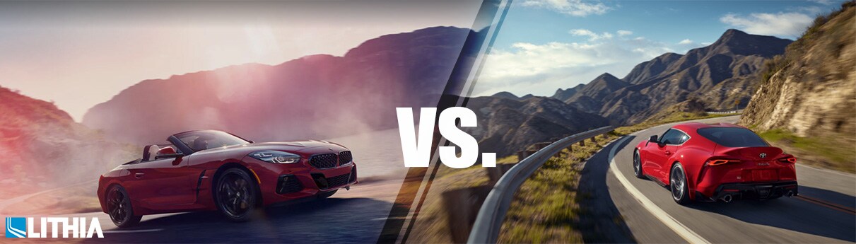 BMW Z4 versus Toyota Supra BMW Z4 versus Toyota SupraÂ
