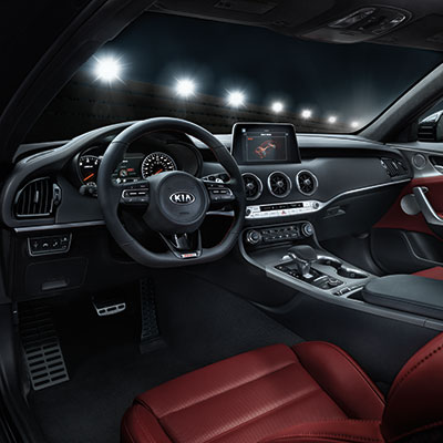 Kia Stinger in Stockton, CA Kia Interior and Exterior Vehicle Features