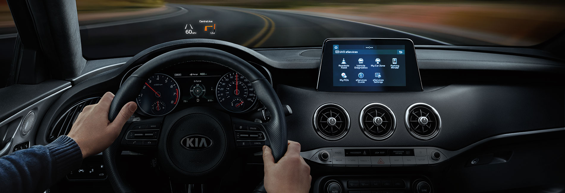 Kia Stinger in Stockton, CA Kia Interior Vehicle Features