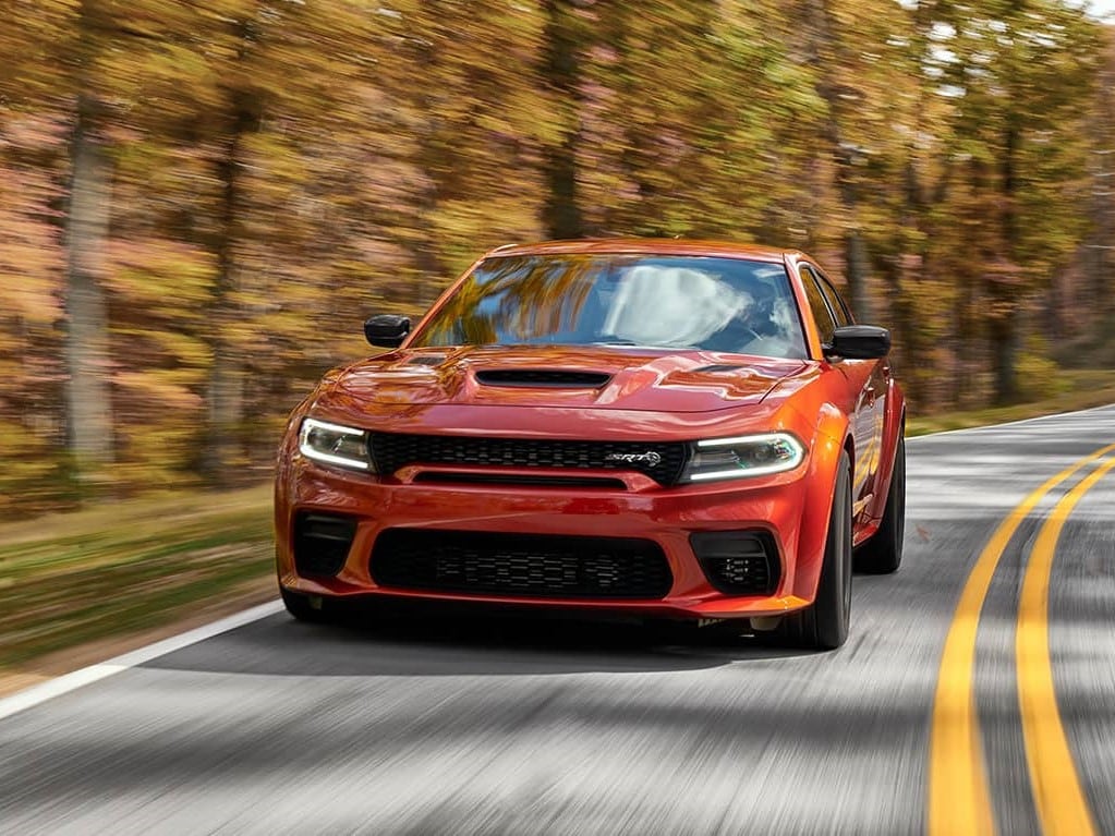 orange Dodge Charger Banshee