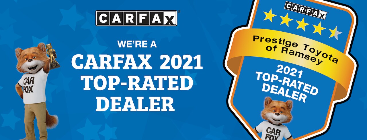CARFAX 2021 Top-Rated Dealer