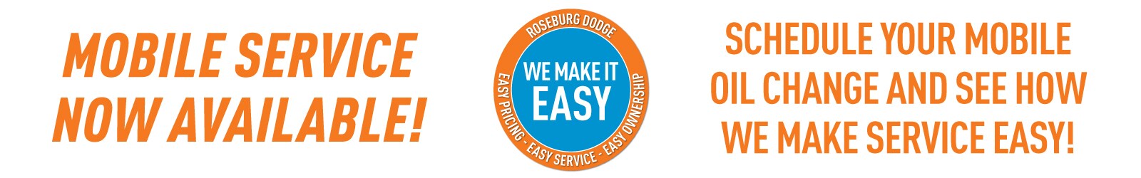 Mobile Service Now Available