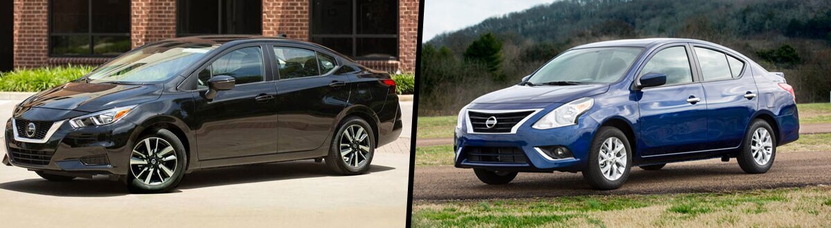 2020 Nissan Versa vs 2019 Nissan Versa