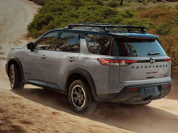 2023 Nissan Pathfinder Rock Creek® Rear Angle