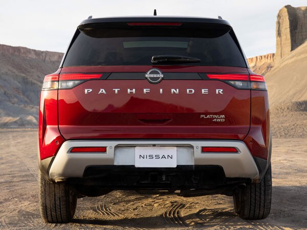 2022 Nissan Pathfinder Rear Angle & Tailgate
