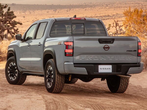 2022 Nissan Frontier Rear Angle & Tailgate