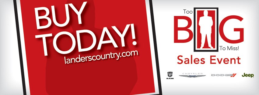 Too Big To Miss Sales Event in Little Rock, Arkansas