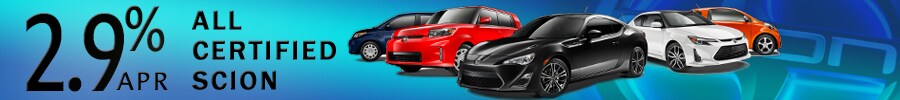 Scion Certified Pre-Owned Vehicles