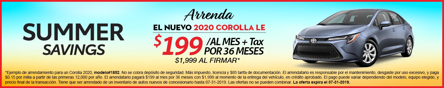 Summer Savings - 2020 Corolla - SRP Banner Spanish.jpg