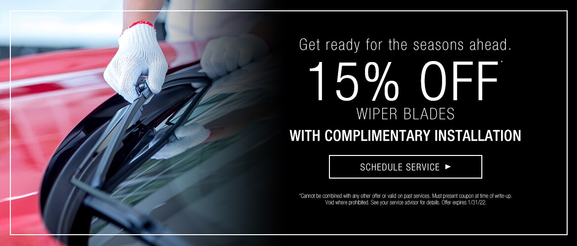 Luxury Wiper Blades Special in Los Gatos CA
