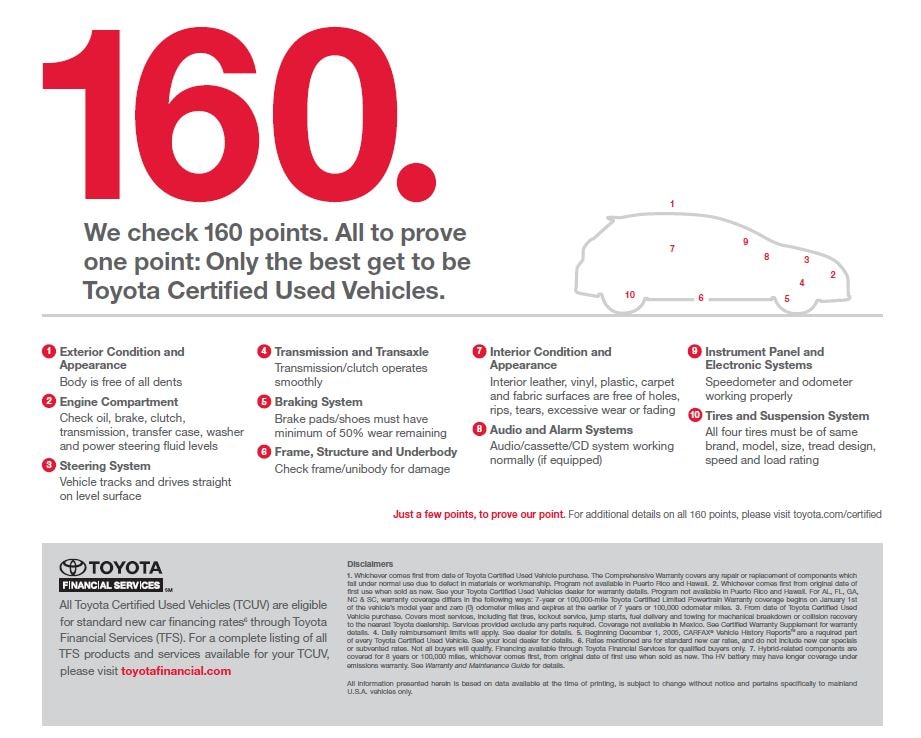 TCUV Toyota Certified 160 Point Inspection at Lost Pines Toyota Austin Bastrop.JPG
