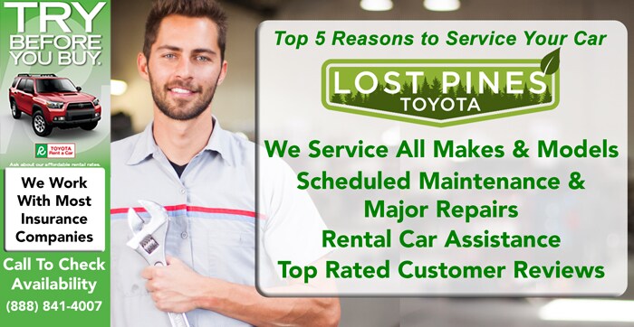 why service at Lost Pines Toyota