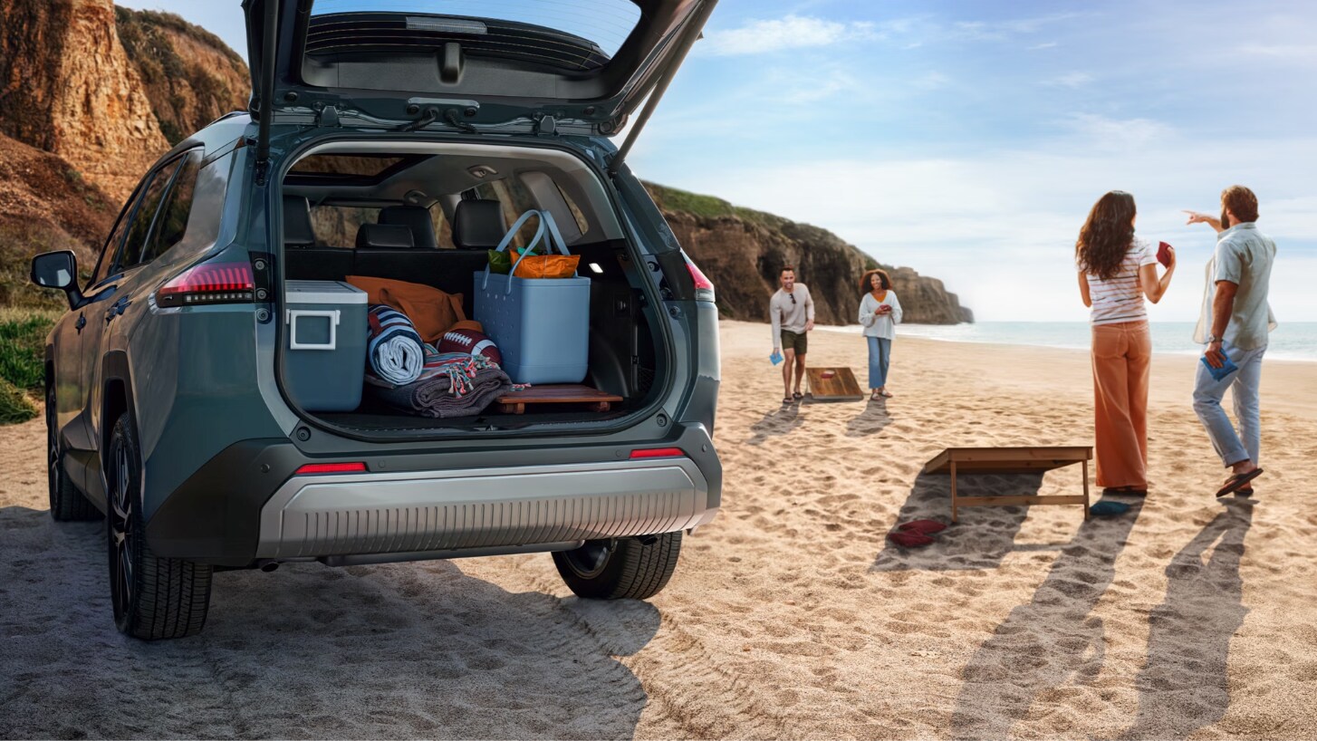 All-New Toyota RAV4 Rear with Cargo Nearby Giddings, TX