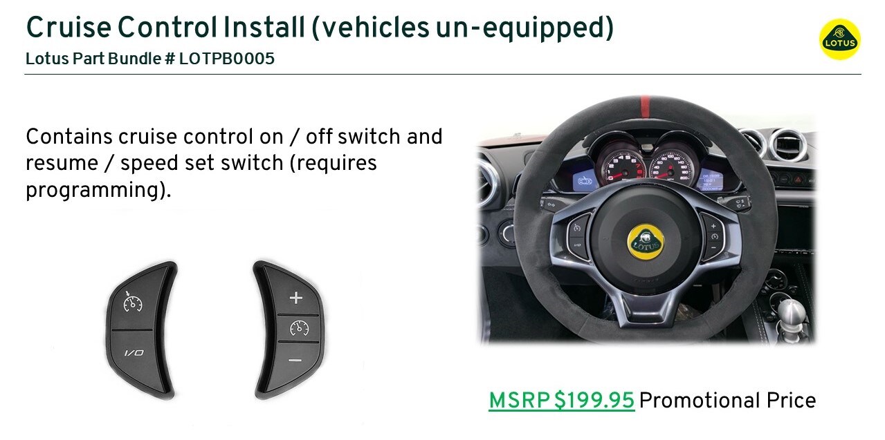 Cruise Control Install