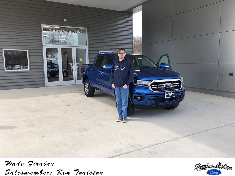 Thank you to Wade Firaben for coming all the way from Pennsylvania to do business with us! Kenny Toalston helped get him into a 2019 Ford Ranger. copy.jpg