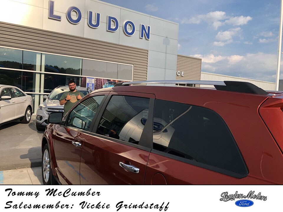 Thank you to Tommy McCumber for bringing his business to Loudon Motors Ford! Vickie Costea-Grindstaff was able to help him into a 2014 Dodge Journey. copy.jpg