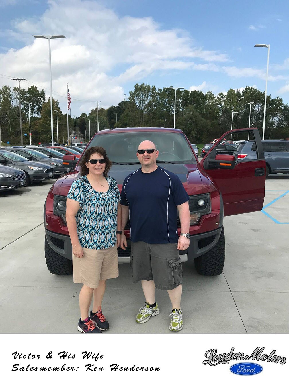 Thank you to Victor and his wife for coming all the way from Maryland to do business with us! Ken Henderson was got them into a 2014 Ford F-150 Raptor! copy.jpg