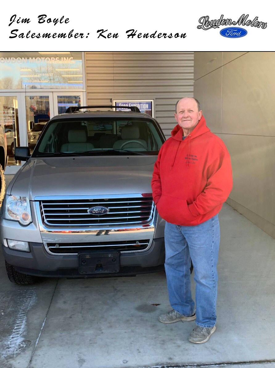 Thank you to Jim Boyle for choosing to do business with us! Ken Henderson was able to get him into a 2006 Ford Explorer.jpg