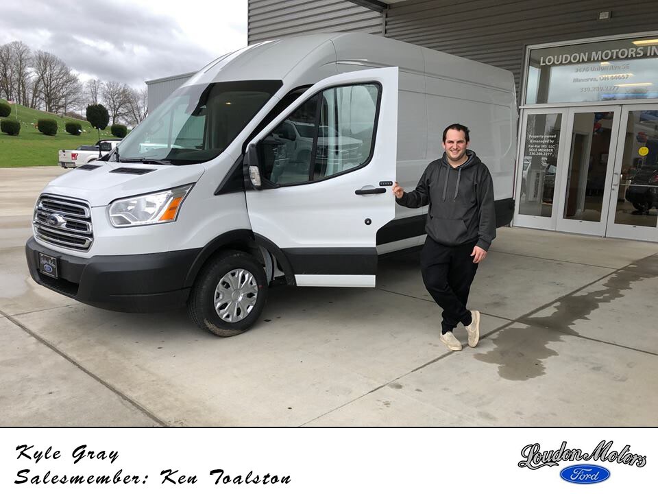 Thank you to Kyle Gray for choosing Loudon Motors Ford as his trusted dealer! Kenny Toalston got him into a 2019 Ford Transit. .jpg