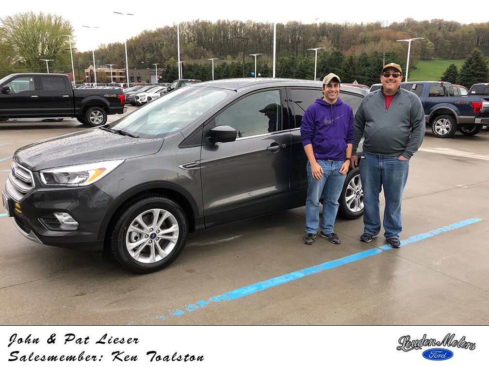 Thank you to John and Pat Lieser for coming to do business with us! Kenny Toalston got them into a 2019 Ford Escape. copy.jpg