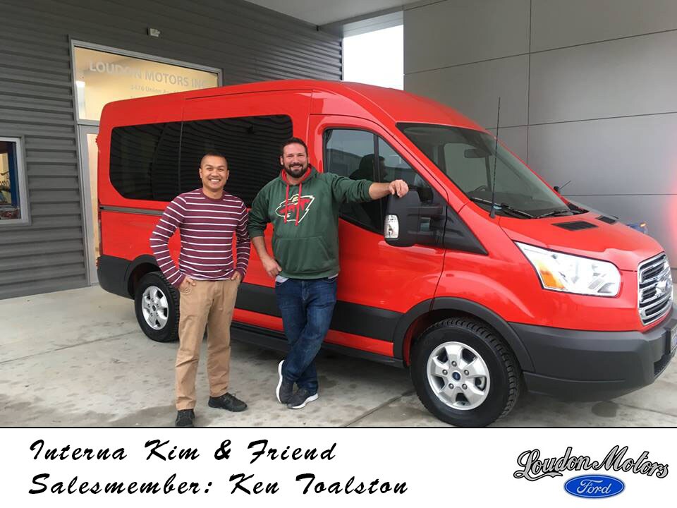 Thank you to Interna Kim and his friend Matt for driving all the way from Minnesota to do business with us! Ken Toalston got them into a 2018 Ford Transit. copy.jpg